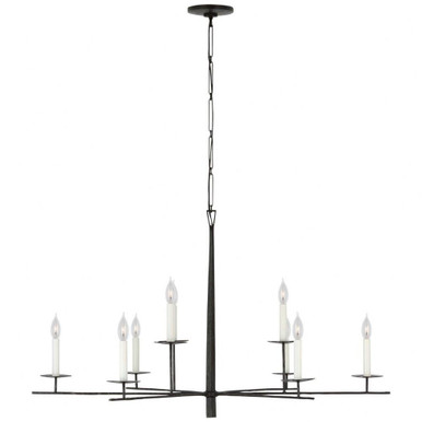 Arnav 9 Light Oversized Chandelier by Visual Comfort Signature - IKF 5723AI
