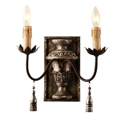 Cassia 2 Light Wall Sconce by Terracotta Designs - W5202-2
