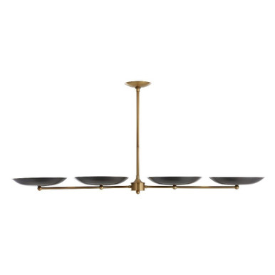 Griffith 4 Light Oversized Linear Chandelier by Arteriors - 89015