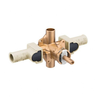 M Pact Posi Temp 1/2 Inch Cpvc Inlets/Cc Outlets Connection 62340 by Moen - 62340