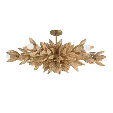 Kasai 6 Light Semi Flush Mount 24 Inch Tall and 36.5 Inch Wide by Arteriors - DFS03