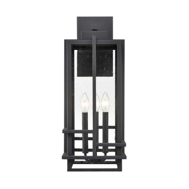 Manhattan 3 Light Grande Outdoor Wall Lantern 24 X 10 Inch Wide by Kanova - KXW0402L-3