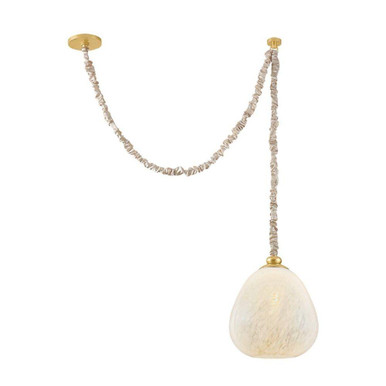 Remi 1 Light Pendant 46.5 Inch Tall and 11.5 Inch Wide Mitzi - H1150701-AGB