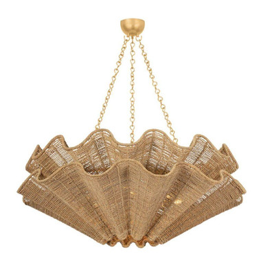 Hayworth 8 Light Chandelier 17.75 Inch Tall X 44 Inch Wide by Hudson Valley - 6208-VGL