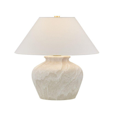 Allards 1 Light Table Lamp 23.5 Inch Tall and 24 Inch Wide by Hudson Valley - L2741-AGB/CWN