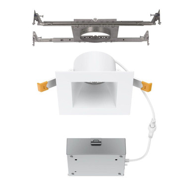 Pop in 12W 1 LED Square NC Frame in Recessed Light/Driver by WAC Limited - R4DSDN2-F9CS