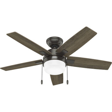 Anisten 5 Blade Ceiling Fan with Light Kit 13 X 44 Inch Wide by Hunter Fans - 52490_p