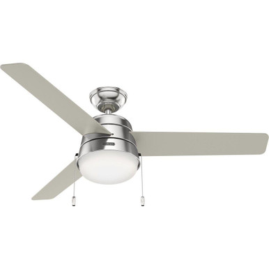 Aker 3 Blade Ceiling Fan with Light Kit 14.86 X 52 Inch Wide by Hunter Fans - 50540
