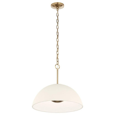 Mikale 25W 1 LED Pendant 16.5 Inch Tall by Kichler - 52828