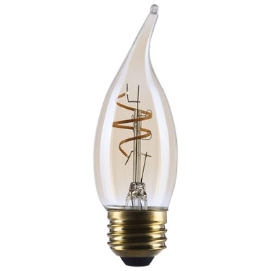 3.5W CA11 LED E26 Base Replacement Bulb 1.38 X 4.18 Inch Length by Satco - S14224