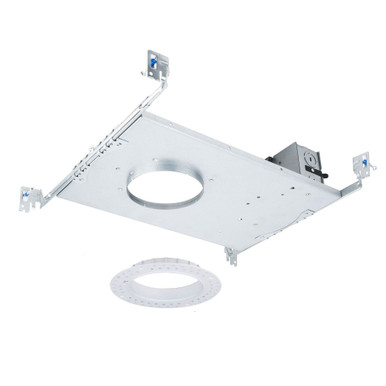 FQ 28W LED Non IC Round Remodel Trimless Housing Kit 10 Inch Wide by WAC - R4FRFL-4