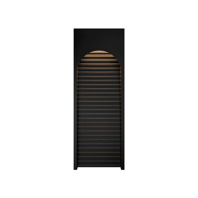 Orlene 15.3W 1 LED Outdoor Wall Mount 16 Inch Tall X 3 Inch Wide by dweLED - WSW102616-BK