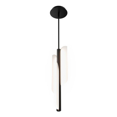 Dripstone 11.3W 1 LED Mini Pendant 19 Inch Tall X 5.88 Inch Wide by dweLED - PD405619-BK