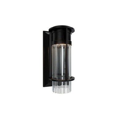 Offshore 10W 1 LED Outdoor Wall Mount 10.5 Inch X 5.63 Inch Wide by dweLED - WSW120610-BK