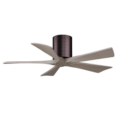 Irene 5H 5 Blade Flush Ceiling Fan 10 X 42 Inch Wide by Matthews Fans - IR5H-42-1