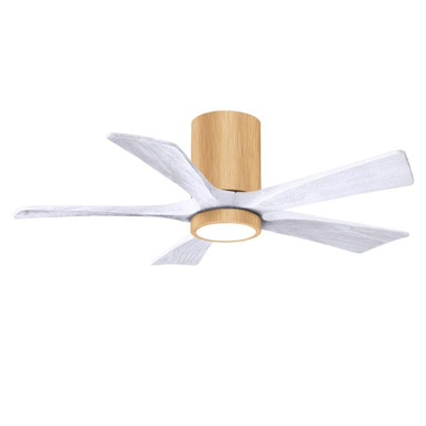 Irene 5HLK 5 Blade Flush Ceiling Fan with LK 42 Inch Wide by Matthews Fans - IR5HLK-42