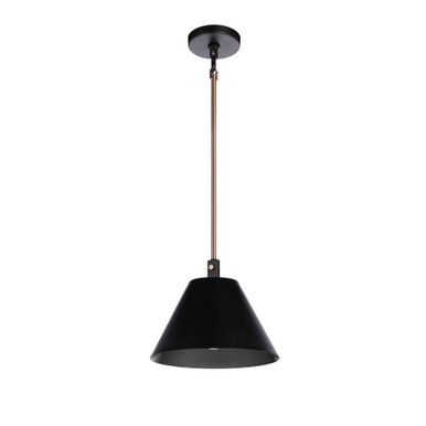 Blake 1 Light Pendant 9 Inch Tall and 11 Inch Wide by Craftmade - 60991-FBSB