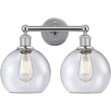 Athens 2 Light Bath Vanity 12.25 Inch Tall and 17 Inch Wide by Innovations - 616-2W-G12-8