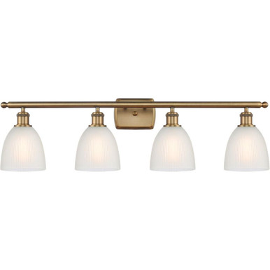 Castile 4 Light Bath Vanity 10 Inch Tall and 36 Inch Wide by Innovations - 516-4W-G38