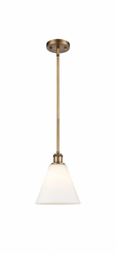 Berkshire Glass 1 Light Mini Pendant 10 Inch and 8 Inch Wide by Innovations - 516-1S-BB-GBC-81