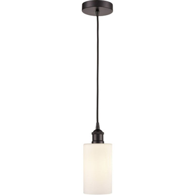 Clymer 100W 1 LED Cord Down Mini Pendant 8.88X3.88 Inch Wide by Innovations - 616-1P-OB-G801-LED