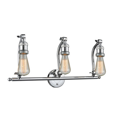 Double Swivel 3 Light Adjustable Bath Vanity 12X26 Inch Wide by Innovations - 515-3W