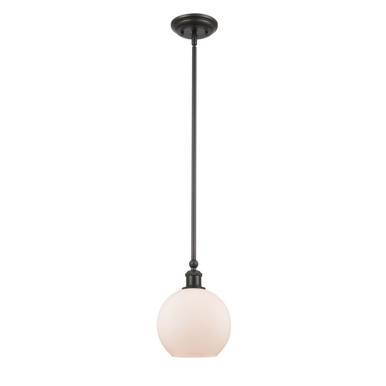Concord 100W 1 LED Mini Pendant 10 Inch Tall and 8 Inch Wide by Innovations - 341-1S-BK-G121-8-LED