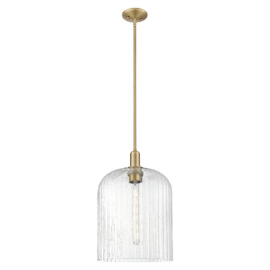 Bridal Veil 1 Light Mini Pendant 18.13 Inch and 12 Inch Wide by Innovations - 716-1S-BB-G559-12SDY