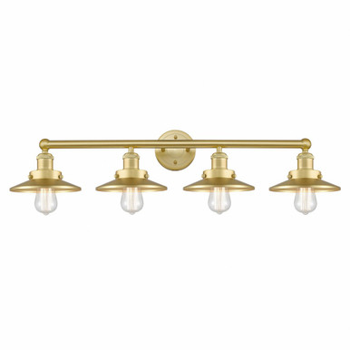 Railroad 4 Light Vanity Light by Innovations - 616-4W-SG-M4-SG
