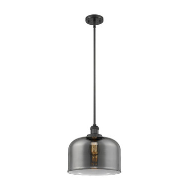 Bell 1 Light Stem Hung Mini Pendant 13 Inch and 12 Inch Wide by Innovations - 201S-G7-L