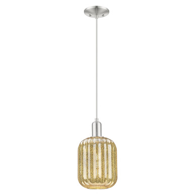 Preston 1 Light Stem Mini Pendant 6.75 Inch Wide by Innovations - 716-1S-SN-G460-7ME