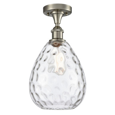 Waverly 100W 1 LED Semi Flush Mount 13.25 and 8 Inch Wide by Innovations - 516-1C-SN-G372-LED