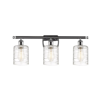 Cobbleskill 100W 3 LED Bath Vanity 10 Inch and 25 Inch Wide by Innovations - 516-3W-G11-LED