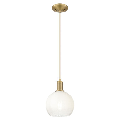 Brookhaven Globe 1 Light Cord Hung Mini Pendant 11.83X8 by Innovations - 716-1P-BB-G483-8OP