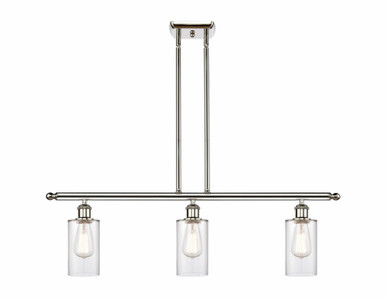 Clymer 3 Light Stem hung Island 9.38 Inch and 36 Inch Wide by Innovations - 516-3I-PN-G802