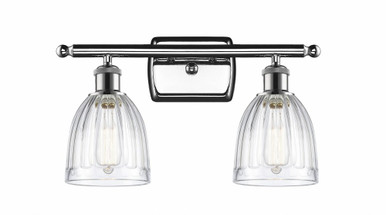 Brookfield 2 Light Bath Vanity 10.38 and 15.75 Inch Wide by Innovations - 516-2W-PC-G442