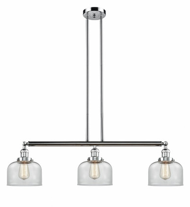 Bell 3 Light Stem Adjustable Island 13 Inch X 40.5 Inch Wide by Innovations - 213-PC-G72