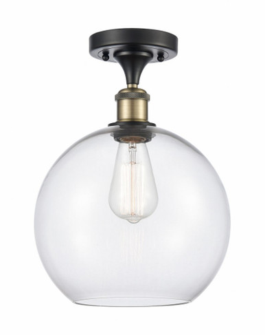 Athens 1 Light Semi Flush Mount 13.25 Inch and 10 Inch Wide by Innovations - 516-1C-BAB-G122-10
