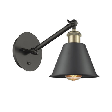 Smithfield 100W 1 LED Adjustable Wall Sconce 7.5X6.5 Inch by Innovations - 317-1W-BAB-M8-LED
