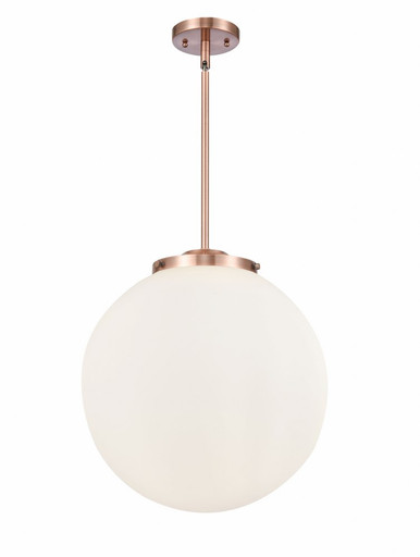Beacon 3 Light Stem Hung Pendant 17 Inch Tall X 16 Inch Wide by Innovations - 221-3S-AC-G201-16