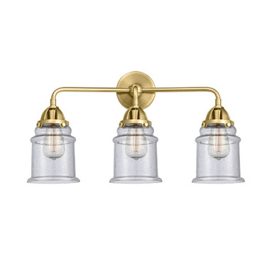 Canton 3 Light Bath Vanity 11.63 Inch Tall and 24 Inch Wide by Innovations - 288-3W-G18
