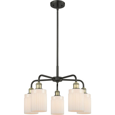 Hadley 5 Light Chandelier 14.5 Inch Tall and 22.5 Inch Wide by Innovations - 516-5CR-G34