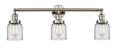 Bell 3 Light Bath Vanity 11 Inch Tall and 30 Inch Wide by Innovations - 205-PN-G52