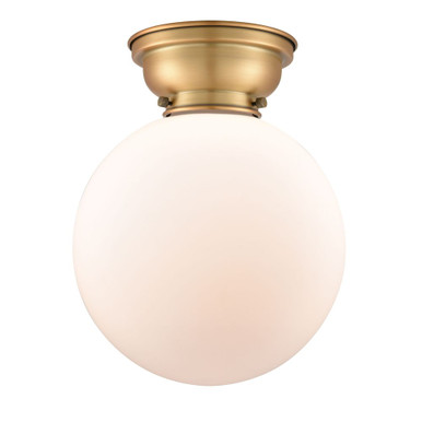 Beacon 100W 1 LED Flush Mount 12.75 Inch Tall X 10 Inch Wide by Innovations - 623-1F-G20-10-LED