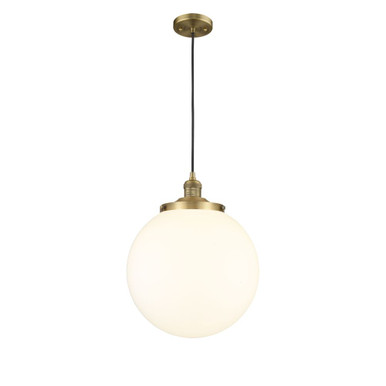 Beacon 1 Light Cord Hung Mini Pendant 16.75X13.75 Inch Wide by Innovations - 201C-G20-14