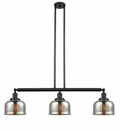 Bell 3 Light Stem Adjustable Island 13 Inch X 40.5 Inch Wide by Innovations - 213-OB-G78