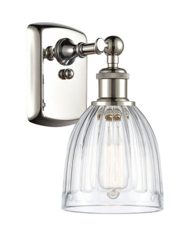 Brookfield 1 Light Wall Sconce 10.38 Inch and 5.75 Inch Wide by Innovations - 516-1W-PN-G442