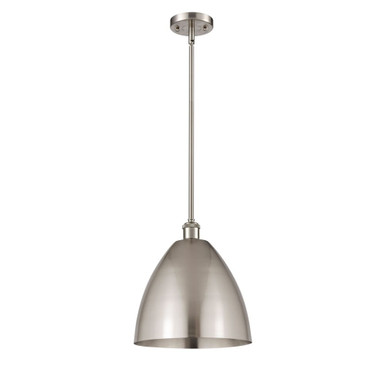Bristol 1 Light Pendant 13 Inch Tall and 12 Inch Wide by Innovations - 516-1S-SN-MBD-12-SN