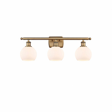 Athens 3 Light Bath Vanity 8.88 Inch Tall X 25.88 Inch Wide by Innovations - 516-3W-BB-G121-6