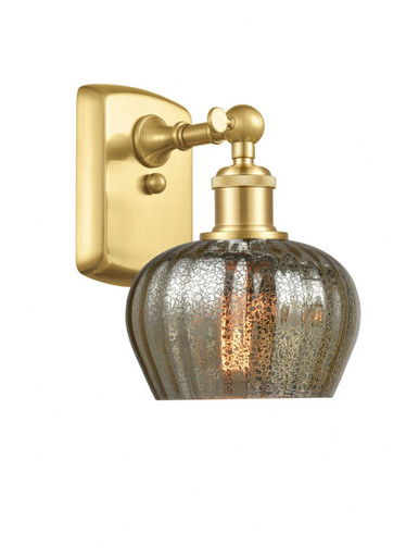 Fenton 1 Light Wall Sconce 8.5 Inch Tall and 6.5 Inch Wide by Innovations - 516-1W-SG-G96